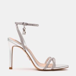 Steve Madden Silver Heels